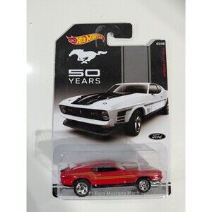NIP Hot Wheels Mustang 50th Anniversary 1:64 Die Cast 1971 Ford Mustang Mach 1